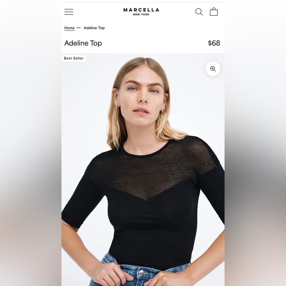 Marcella New York Adeline Top - Picture 9 of 10
